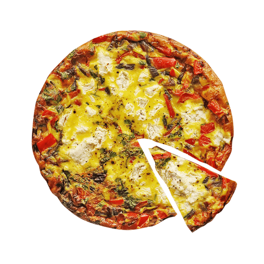 Frittata aux poivrons & ricotta