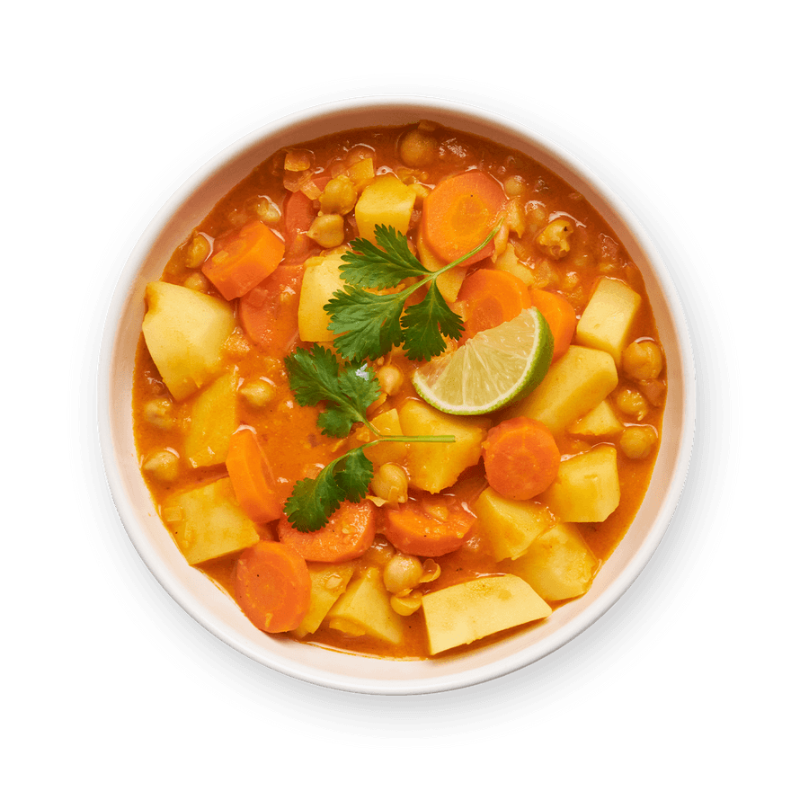 One pot curry de pommes de terre
