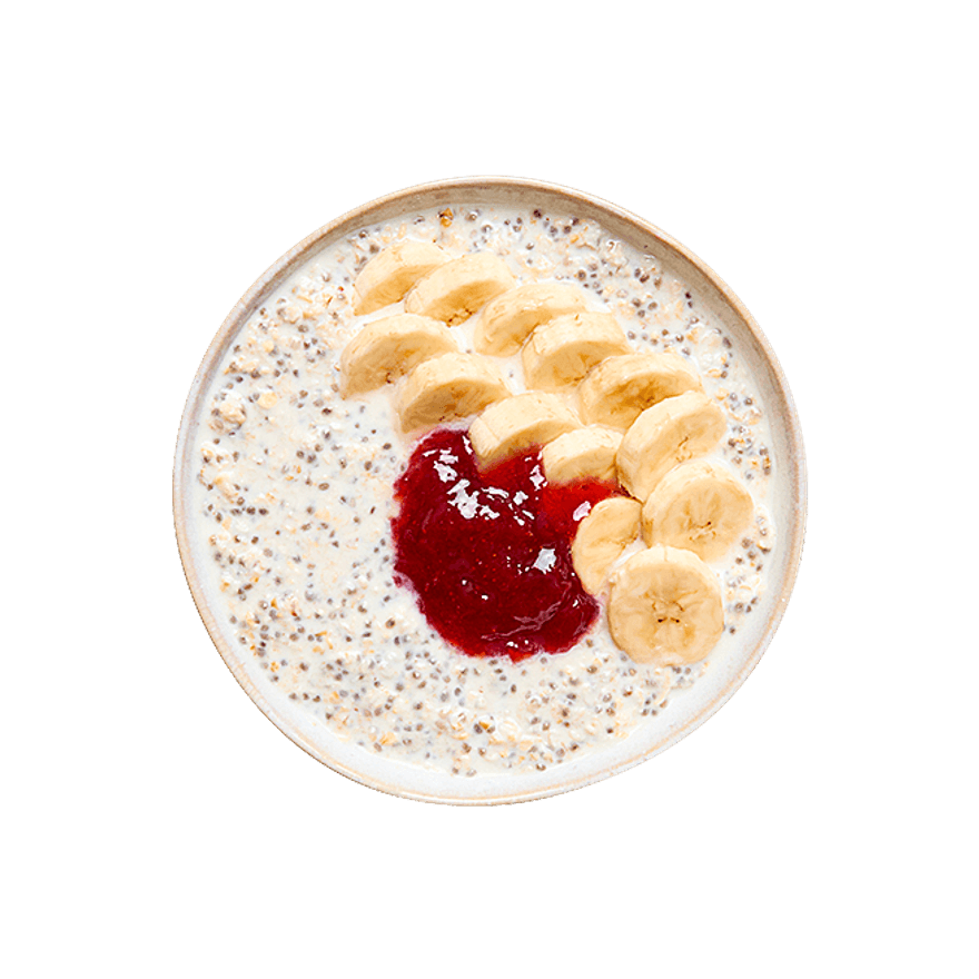 Overnight oats fraise & banane