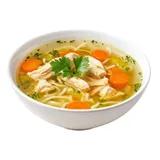 Soupe de poulet et vermicelles