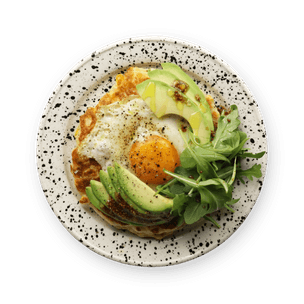 Pancake de maïs & avocat