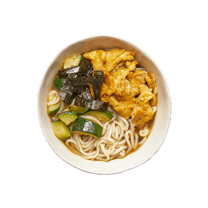 Ramen Noodles with Egg & Zucchini