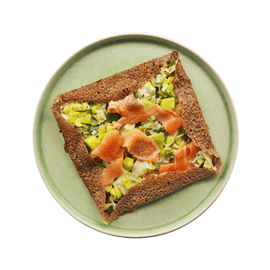 Leek & Salmon Galette