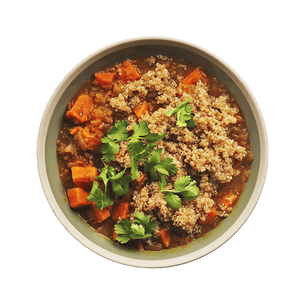 Sweet potato dahl with red lentils