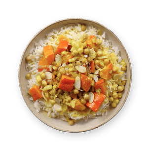 Curry de courge & pois-chiches