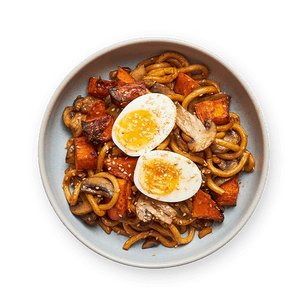 Roasted Squash & Mushroom Udon