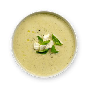 Zucchini Soup with Cream Cheese