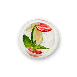 Lillet tonic fraise & concombre
