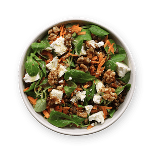 Salade d'automne aux lentilles