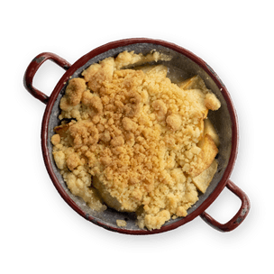 Crumble pomme poire