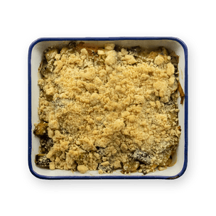 Crumble saumon poireaux