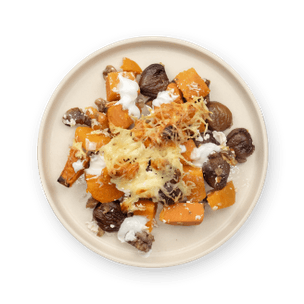 Sweet potato and chestnut bake