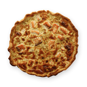 Quiche saumon poireau