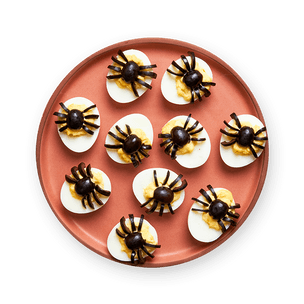 Œufs mimosa araignées