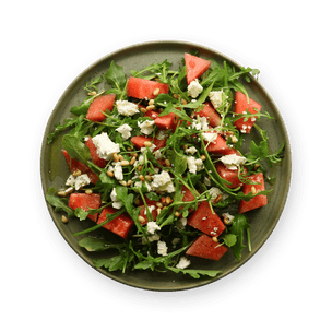 Salade pastèque roquette