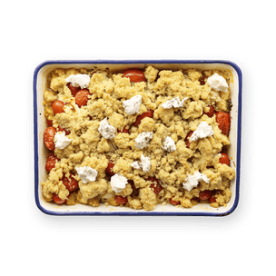 Cherry Tomato & Goat's Cheese Crumble