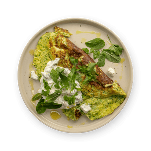 Decadent Zucchini Omelet