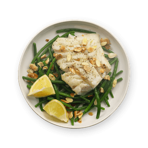 Cod, Green Beans & Slivered Almonds