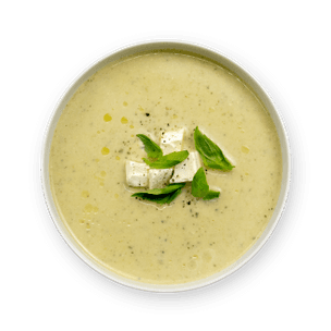 Velouté de courgettes au kiri