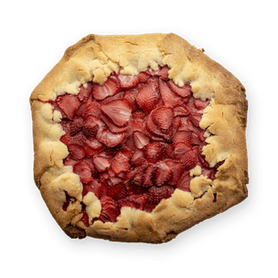 Rustic strawberry tart