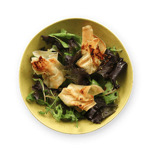 Salade aux croustillants de chèvre