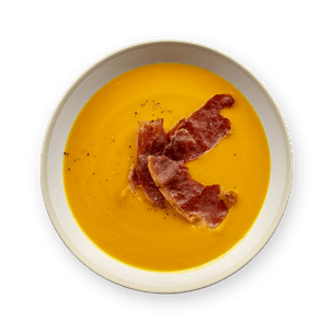 Soupe potimarron & jambon