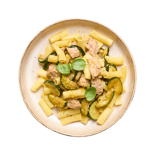 Rigatoni au thon & courgettes