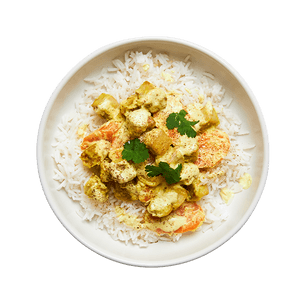 Coconut Curry Tofu with Rice