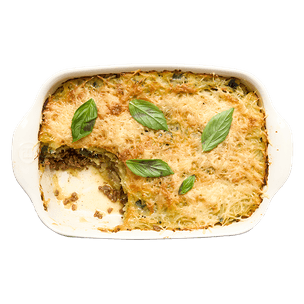 Parmentier de courgettes au bœuf