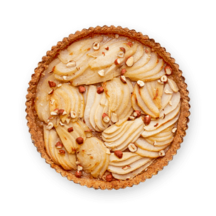 Tarte aux poires & noisettes