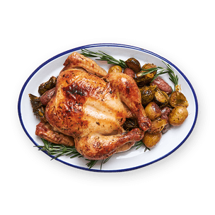 Maple Rosemary Roast Chicken