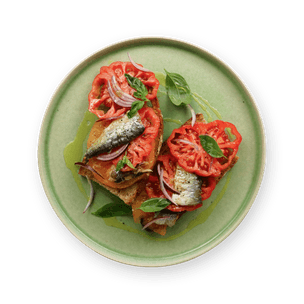 Bruschetta tomate & sardine