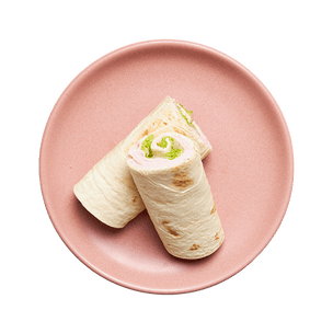 Wrap blanc de poulet, salade & mayo