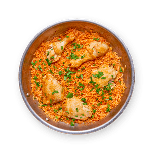 One pan poulet & riz à la tomate