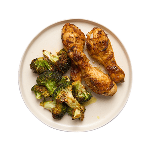 Poulet tex-mex & brocolis au air-fryer