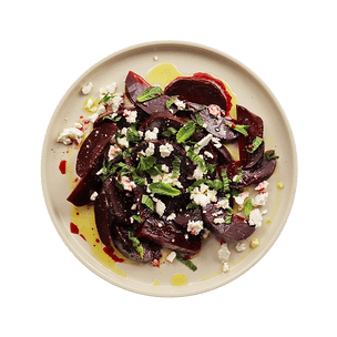 Beet, feta & mint salad