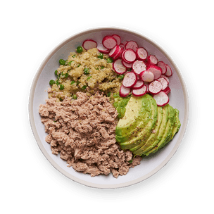 Salade quinoa, thon & avocat