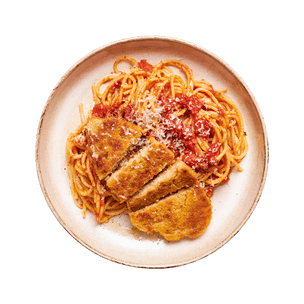 Milanaise veggie & spaghetti