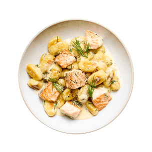 Gnocchi crémeux au saumon