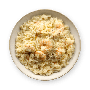 Risotto parmesan & crevettes