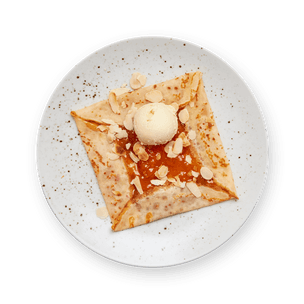 Crêpe à la confiture d'abricot