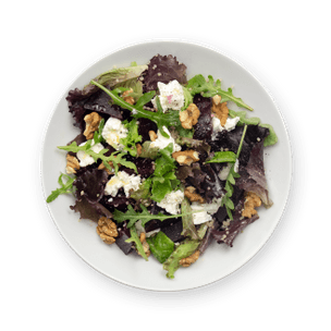 Salade de betterave, chèvre & noix