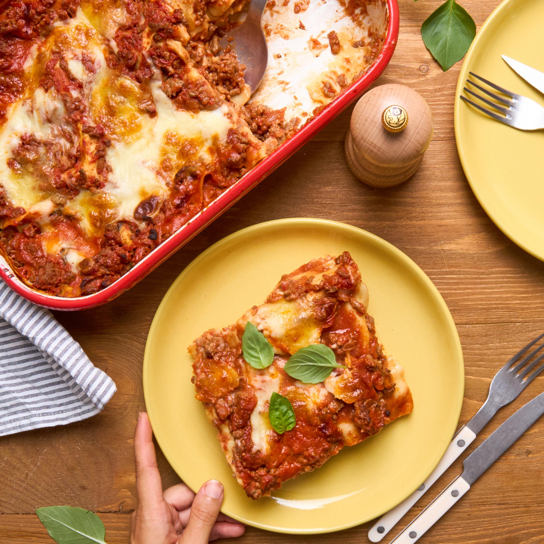 Beef Bolognese Lasagna