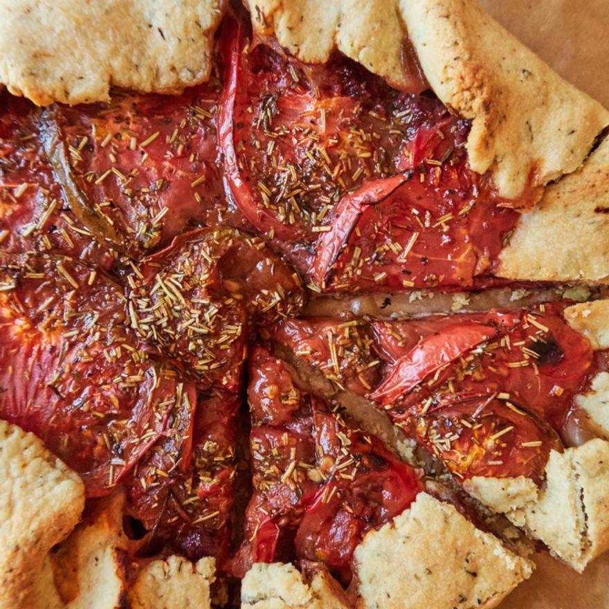 Tarte rustique à la tomate 