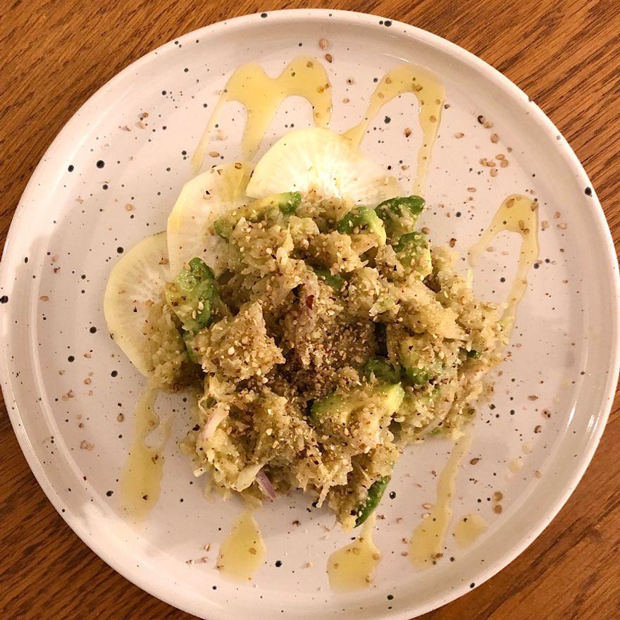 Salade de radis noir au sésame