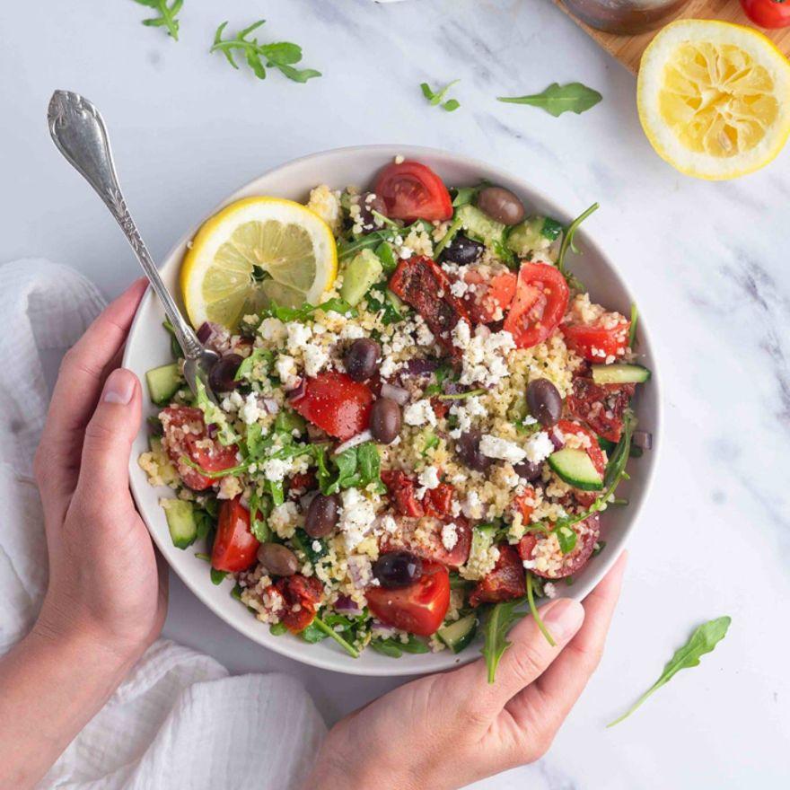 Salade de Boulgour, Feta et Tomates Séchées