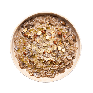 Risotto au vin rouge & champignons