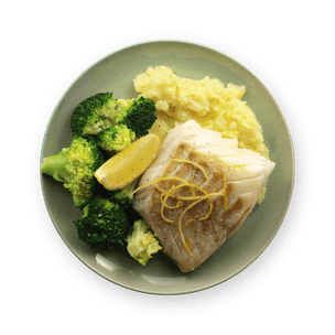 Pan-fried Cod and Mashed Potatoes