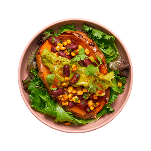 Patates douces au air-fryer façon Tex-Mex