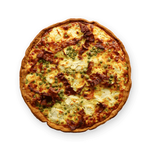 Pea, Bacon & Mozzarella Quiche